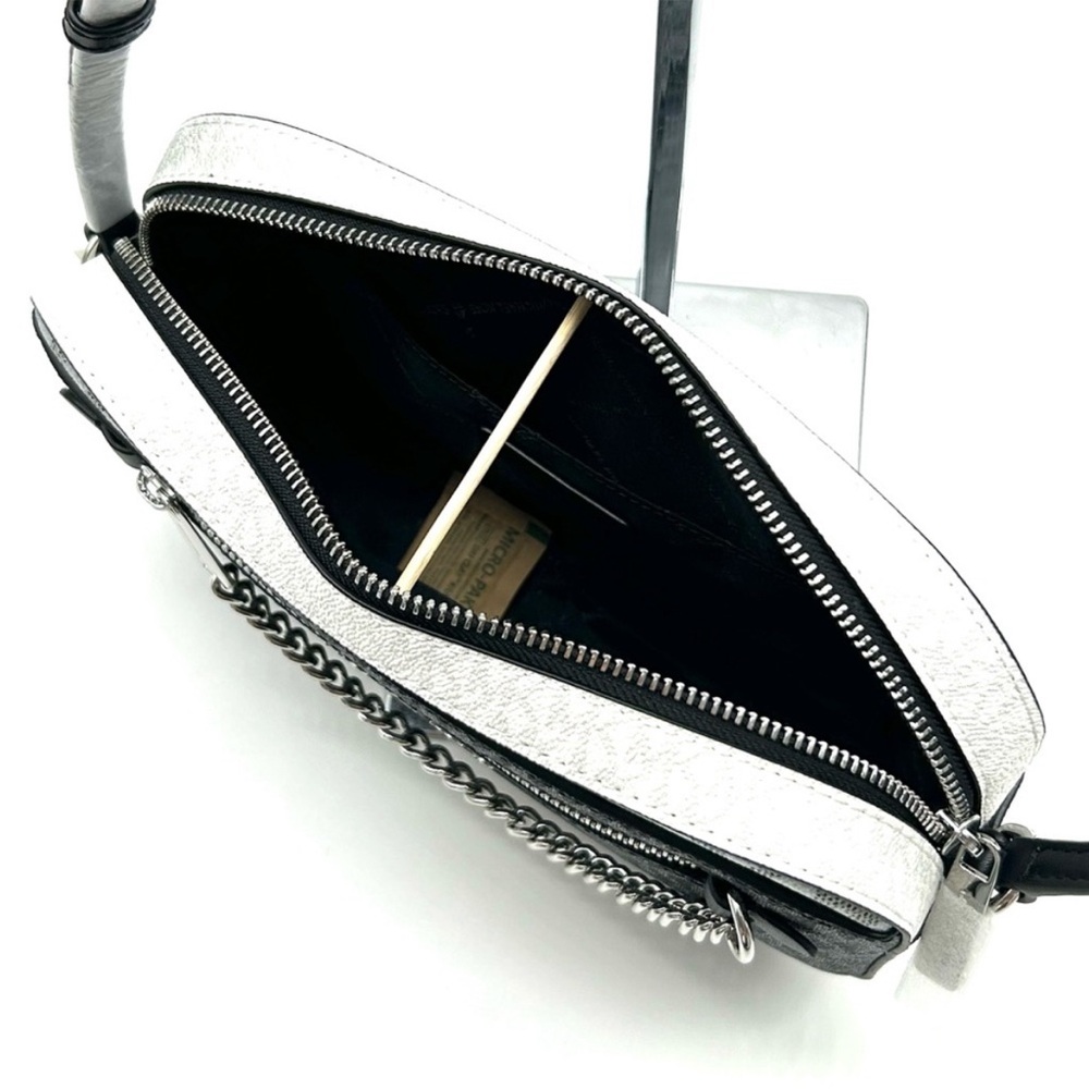 Michael Kors Jet Set Large Signature Logo Crossbody
Bag Black Multi - Picture 8 of 11
